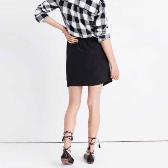 MADEWELL | Silk Parkway Skirt - Picture 2 of 7